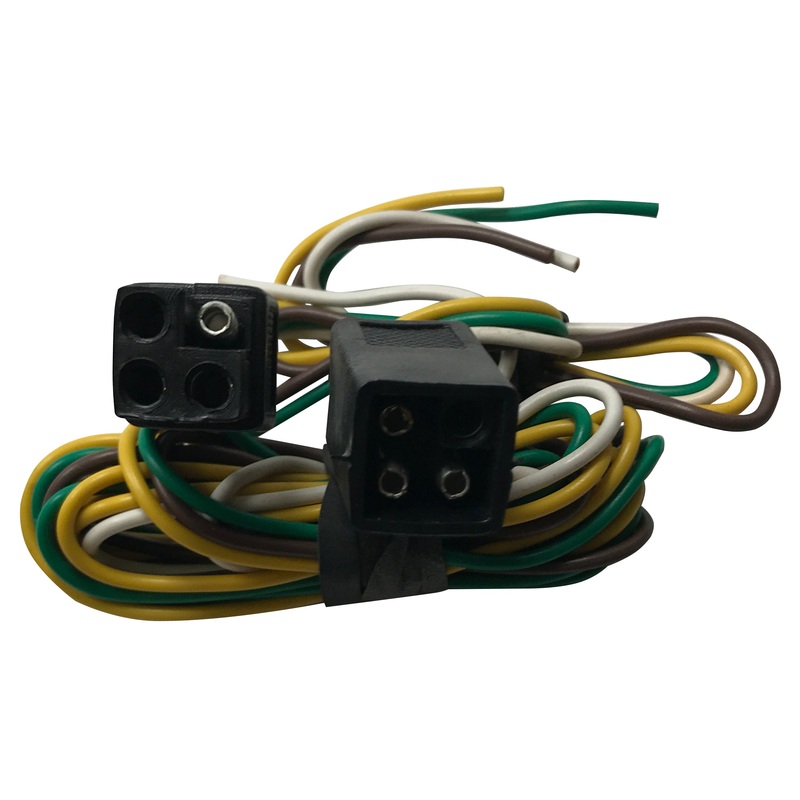 Universal 4-Pole Square Type Connector, 12 leads