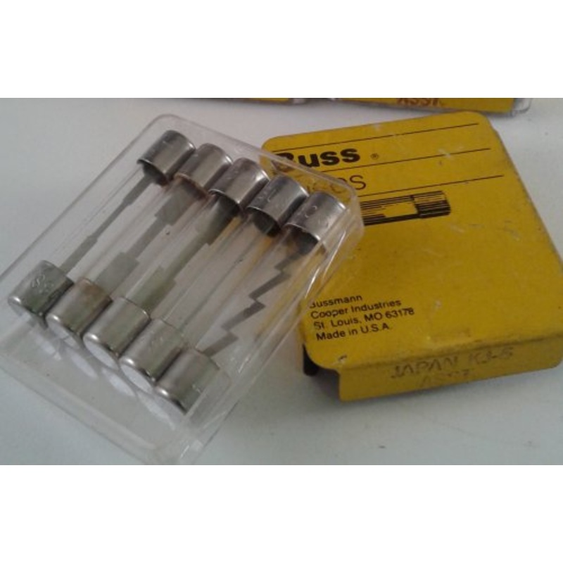 5 pc Japanese Car AGC Glass Fuse Kit AGC 5, 10, 15, 20, 30 USA