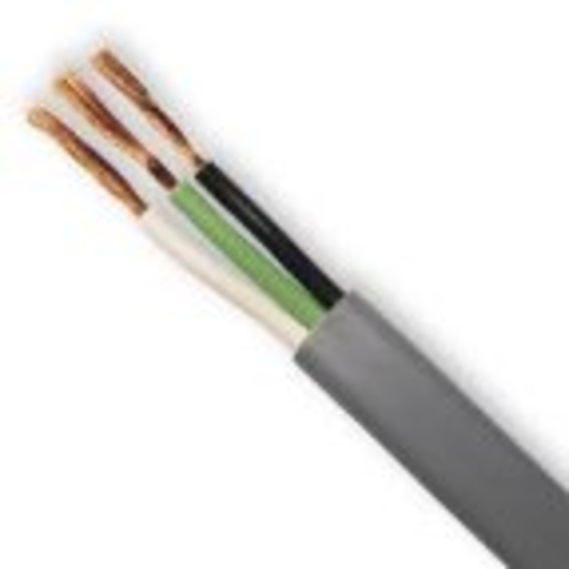 75′ Gray Jacket AUTO TRIPLEX 14/3 BLK, GRN, WHT