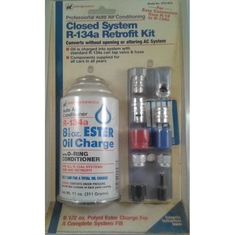 Closed System R134a Retrofit Kit