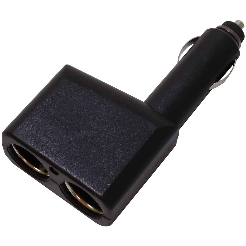 Dual Cigarette Lighter Adapter W/ LED