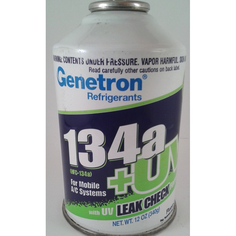 Genetron R134a+ UV with UV Leak Check Formula, 12 oz.
