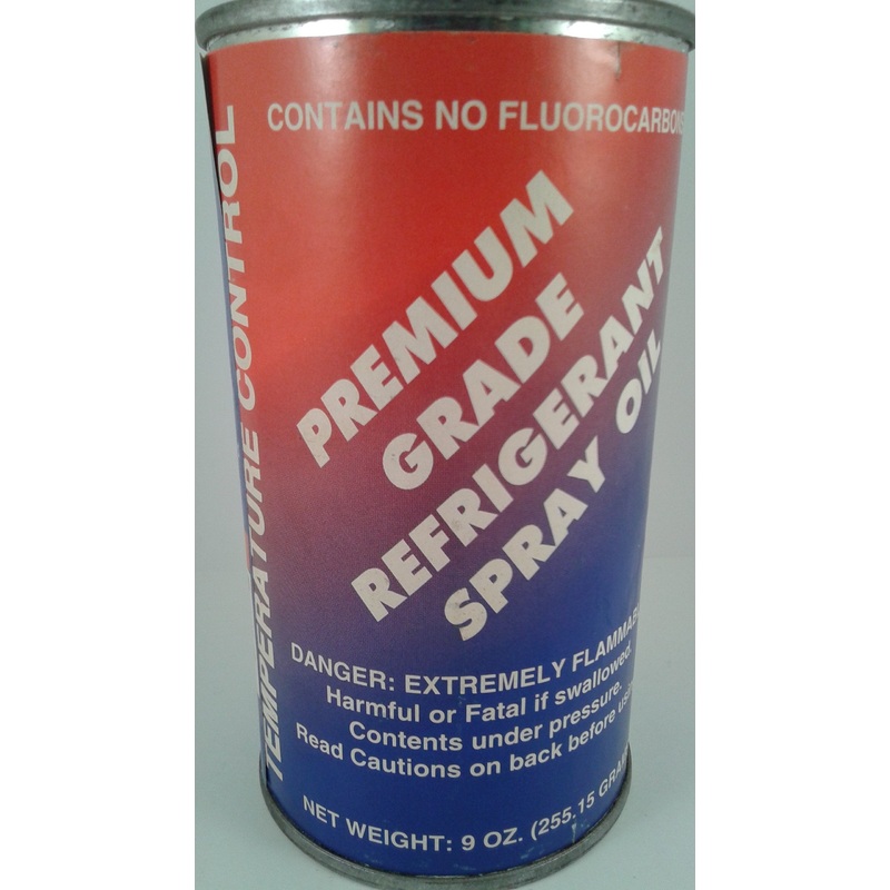 Premium Grade Refrigerant Spray Oil – 9 oz