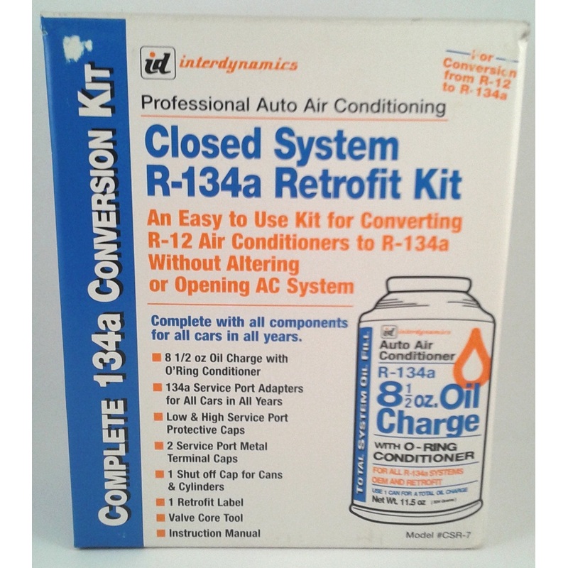 R-134a Closed System Conversion Retrofit Kit USA MADE