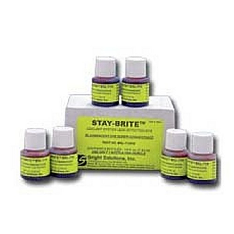 Stay-Brite BSL-719006 Coolant System Leak Detection Dye 6 PK 0.25 fl oz bottles