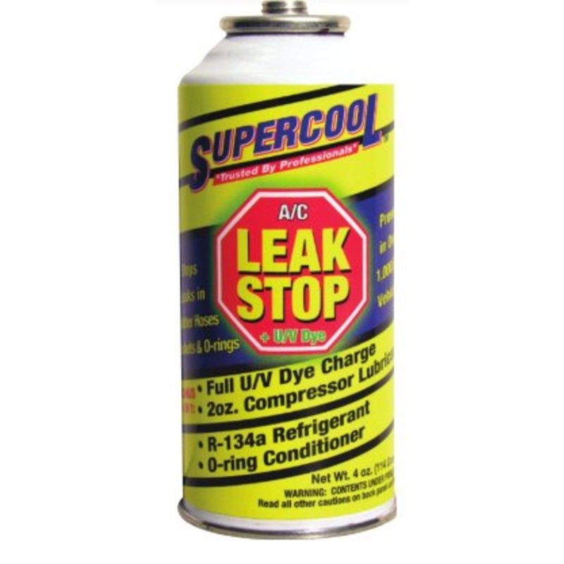 SuperCool Seal Leak Stop with UV Leak Detection Dye 4 oz.