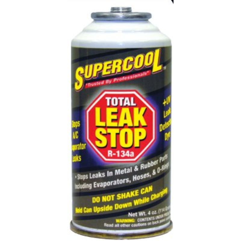 SuperCool Total AC Leak Stop with UV Leak Detection Dye 4 oz.