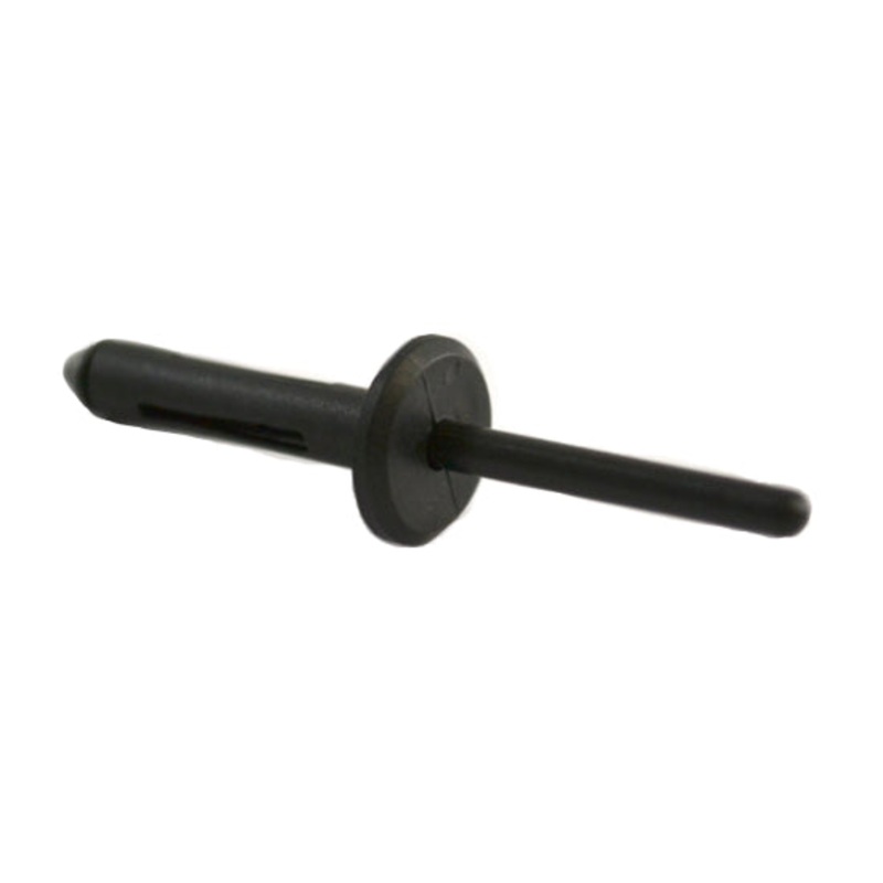 Black Nylon Blind Rivet 3/16 (5mm) Hole, 15/64- 25/64 Panel, 15/32 Flange, 100 Pack