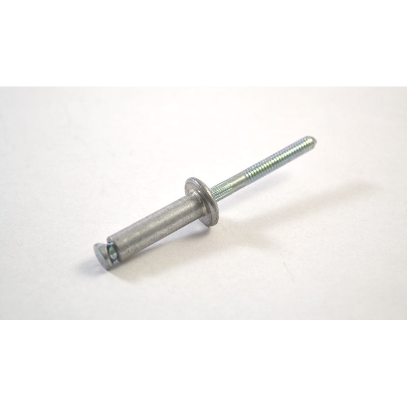Long Aluminum Glass Stop Peel Rivet, Steel Mandrel 1/4 Hole, 33/64-19/32 , 100 Pack