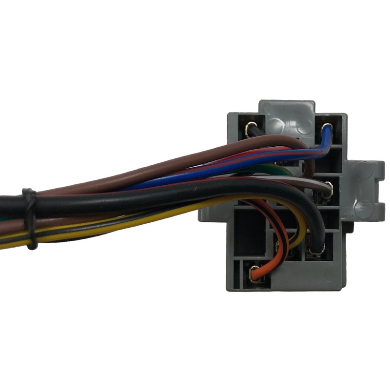 (2) Dimmer & Headlight Switch Connector Socket Standard S607 Pigtail Harness