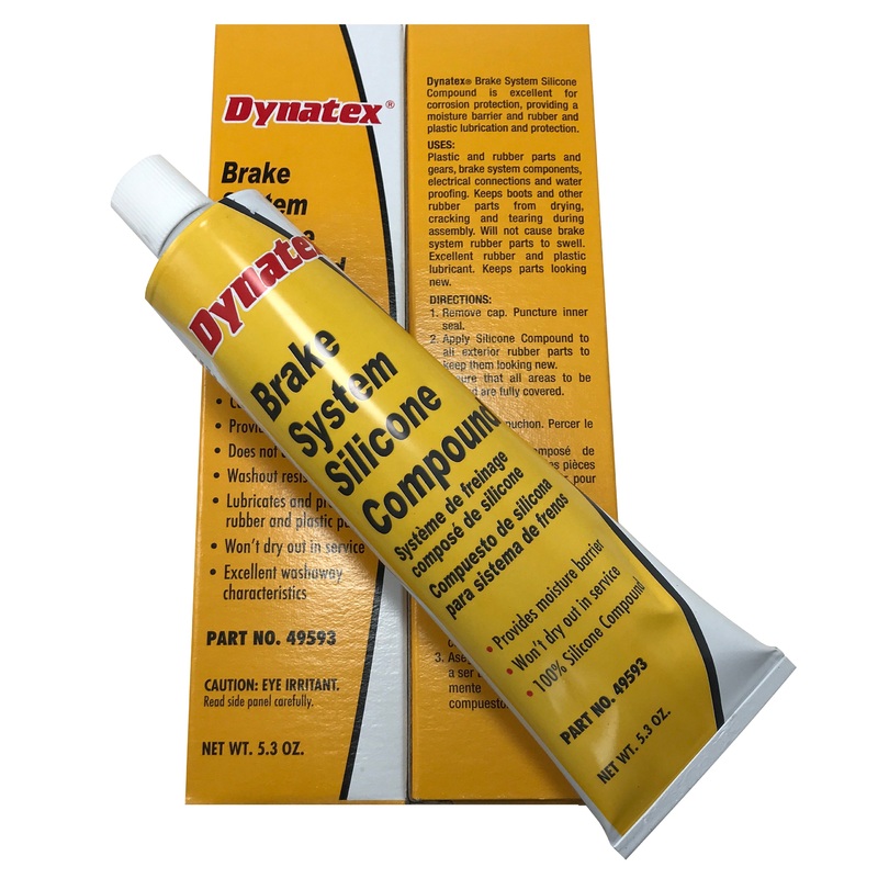 Brake System Silicone Lubricant Compound – 5.3 oz Tube – 1 to 12 Pack – Made in USA