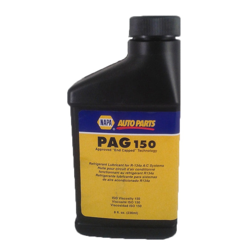 NAPA 409883 Air Conditioning Refrigerant Oil PAG 150 Oil 8 oz Lubricant for R134a A/C Systems