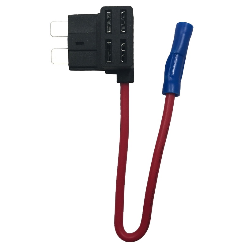 ATC / ATO 16 AWG Gauge Mini Blade Fuse Tap in Add A Circuit Adapter Wire – 10 Amp Rated – 1 or 10 Pack