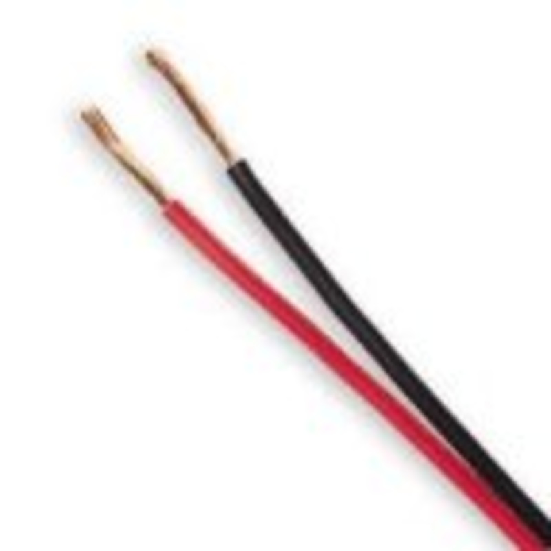 Duplex 18/2 Trailer Wire 100 FT – BK, RD