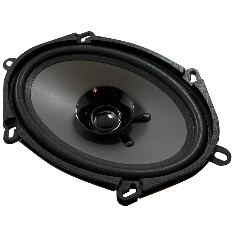 Raptor 6 x 8 OEM Dual Cone Speaker w/ 5 x 7 Inch Adapter 2-Way 75 Watts 4 OHMS Car Audio
