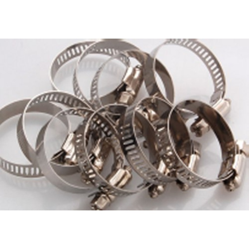 110 Piece Worm Gear Hose Clamp Assortment Kit