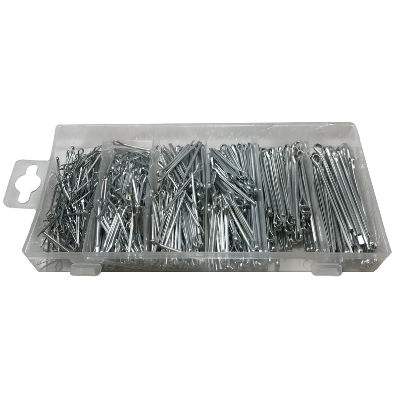 555 Piece Cotter Pin Clip Key Fitting Assortment Tool Set Kit