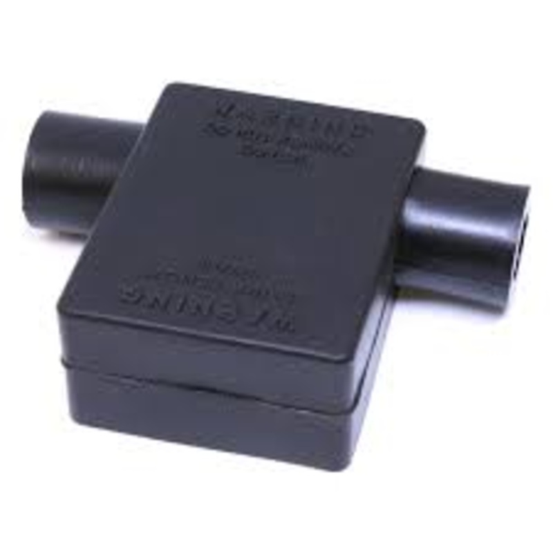 FLAG BOOT 2/0 AWG BLACK