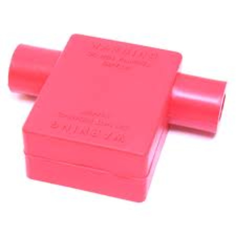 FLAG BOOT 2/0 AWG RED