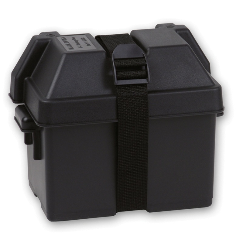 Marine Battery Box – Group U1 – Heavy-Duty Plastic Housing