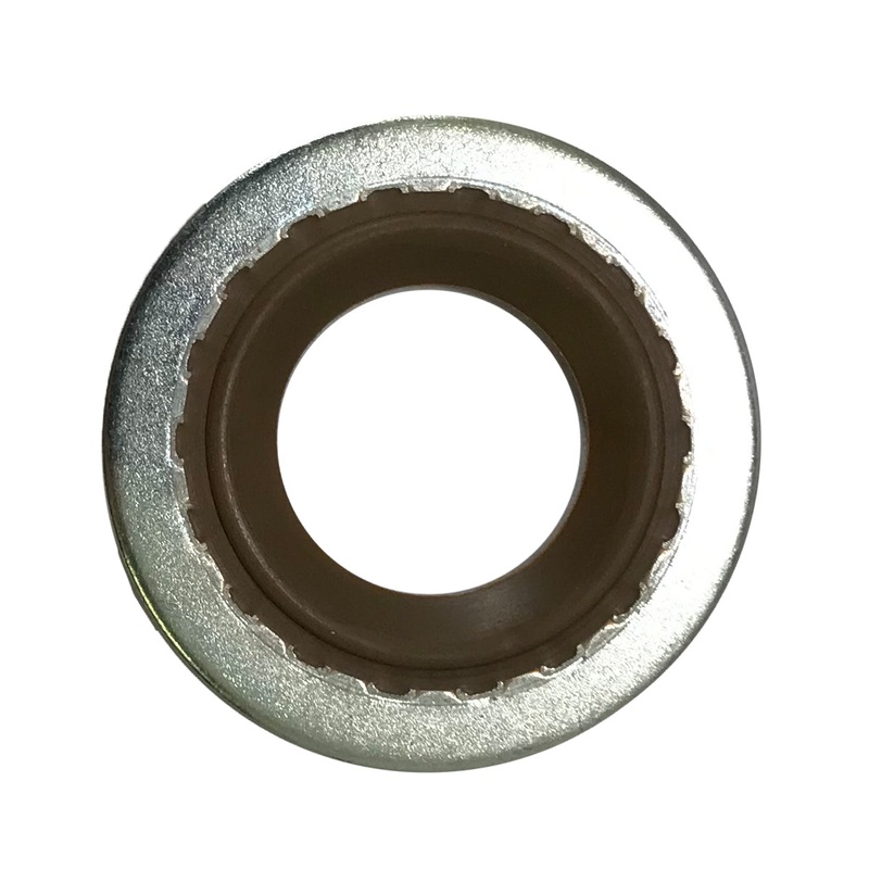 Oil Drain Plug Metal And Rubber Gasket 12 mm Crimped (Brown) – 25 or 100 Pack