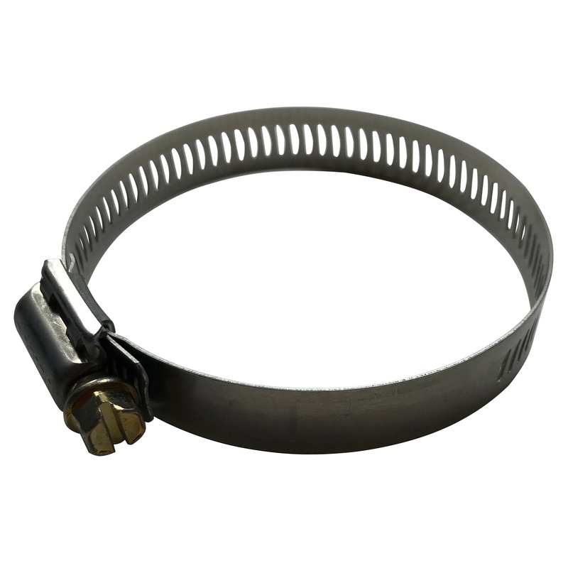 SAE #36 Stainless Steel Worm Gear Hose Clamp – 1-13/16 to 2-3/4 – 1/2 Band – 10 or 100 Pack – Made in USA