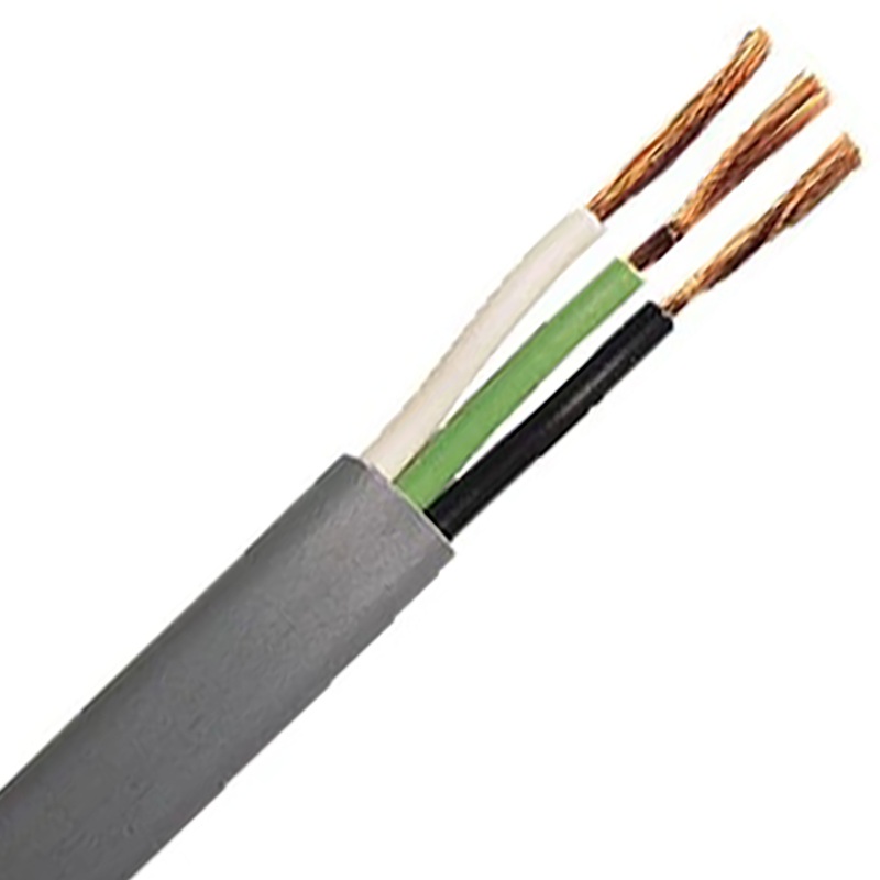 Triplex 14/3 Trailer Wire 100 FT – BK, GN & WH