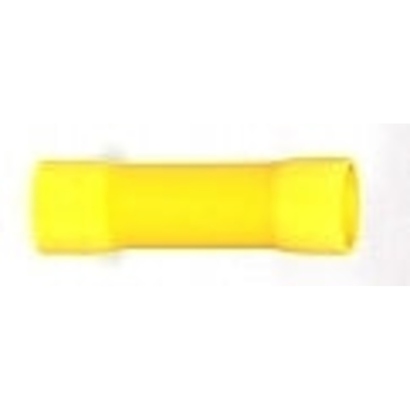 Vinyl Insulated Yellow Butt Connector 4 Gauge – 10 to 500 Pack