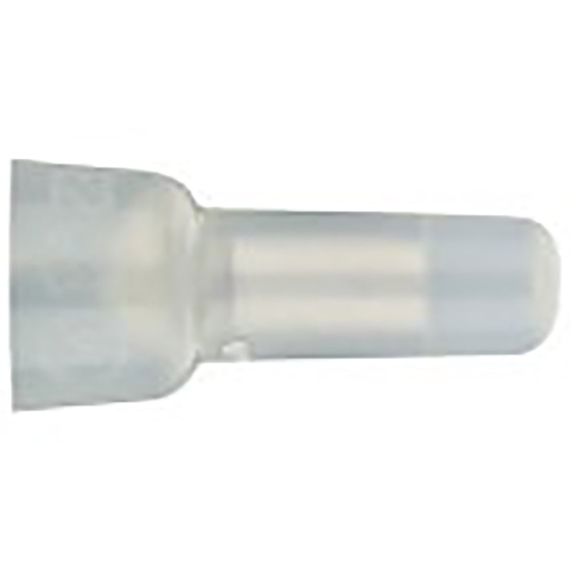 Xtra Large Clear Nylon Crimp Cap 8 Gauge – 100 Pack