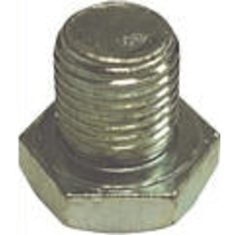 1/2 – 20 Regular Point Zinc Plate 3/4 Hex Head Drain Plug