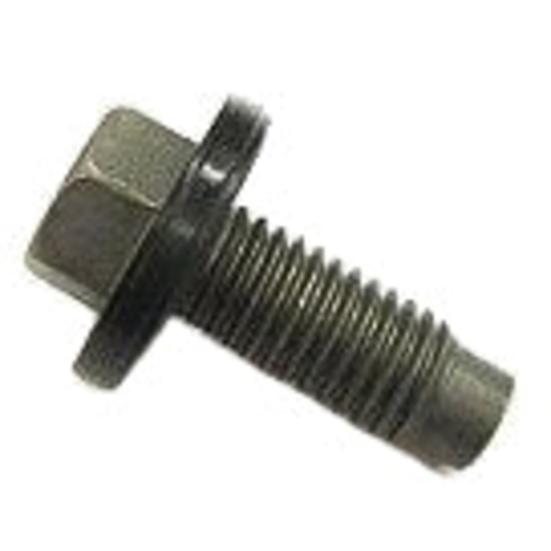 12mm – 1.75 Rubber Molded Around Washer Face 15mm HEX, Dog Point Drain Plug – 1 or 2 Pack