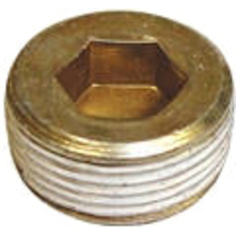 24mm x 1.50 Drain Plug with Sealant – Yellow Zinc Hex Counter Sunk – 1 or 11 Pack