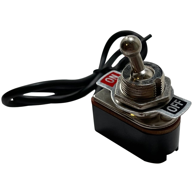 Toggle Switch Standard Single Pole Single Throw On / Off 6 Inch Leads