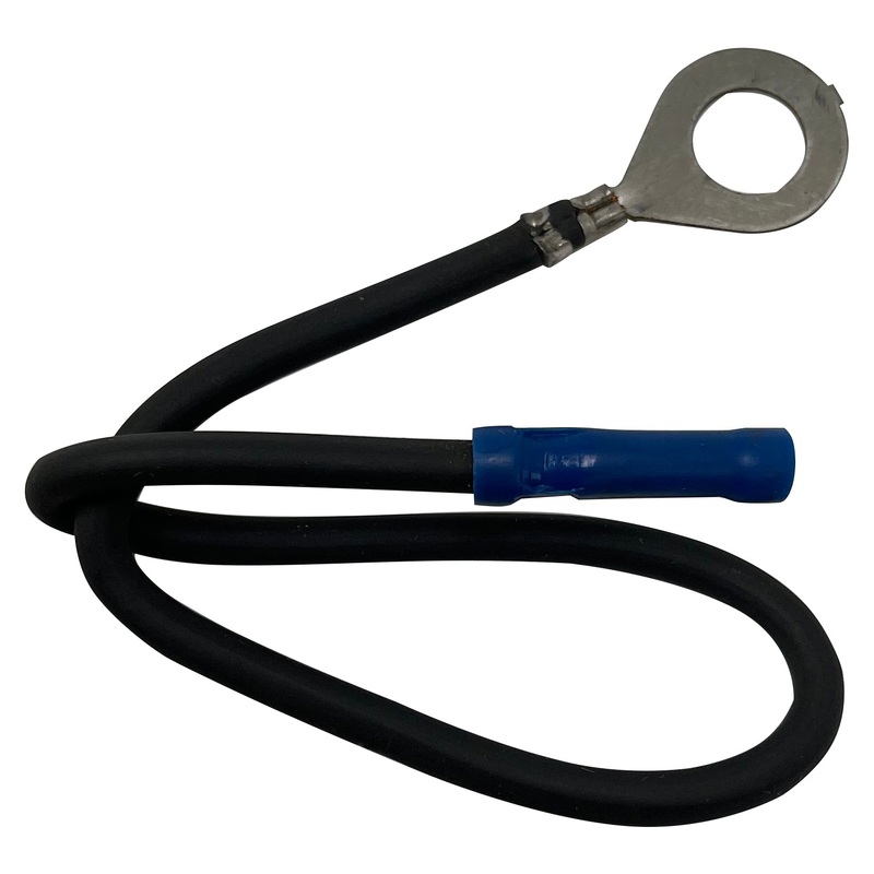 14 AWG Fusible Link – GM Starter Solenoid – 3/8 Ring – Black – 1 or 2 Pack