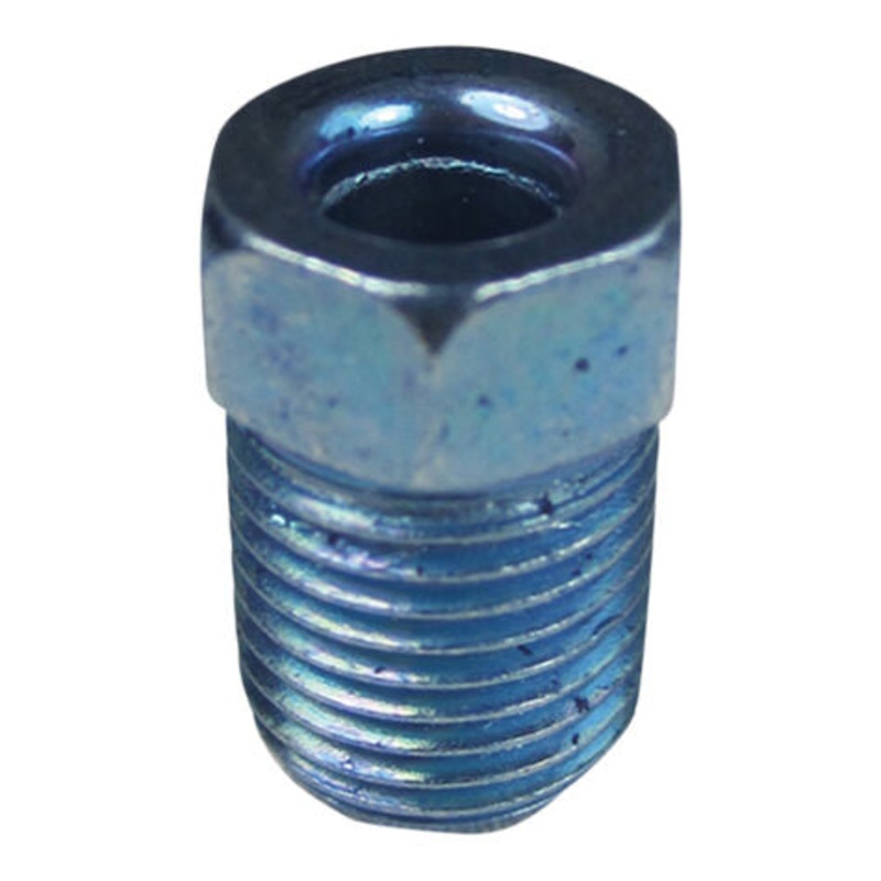 Blue Inverted Flare Tube Nut – 3/16 Line – M10 x 1.0 Thread – Japanese Style – 10 Pack