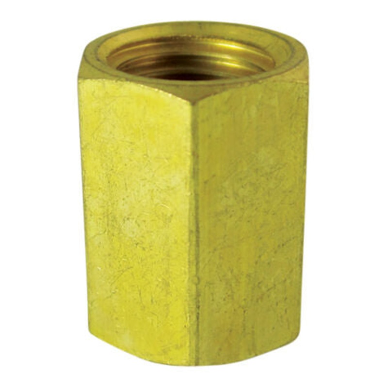 Brake Line Union Invert Flare Tube Nut 3/16 x 3/8 – 24 TPI – 10 Pack