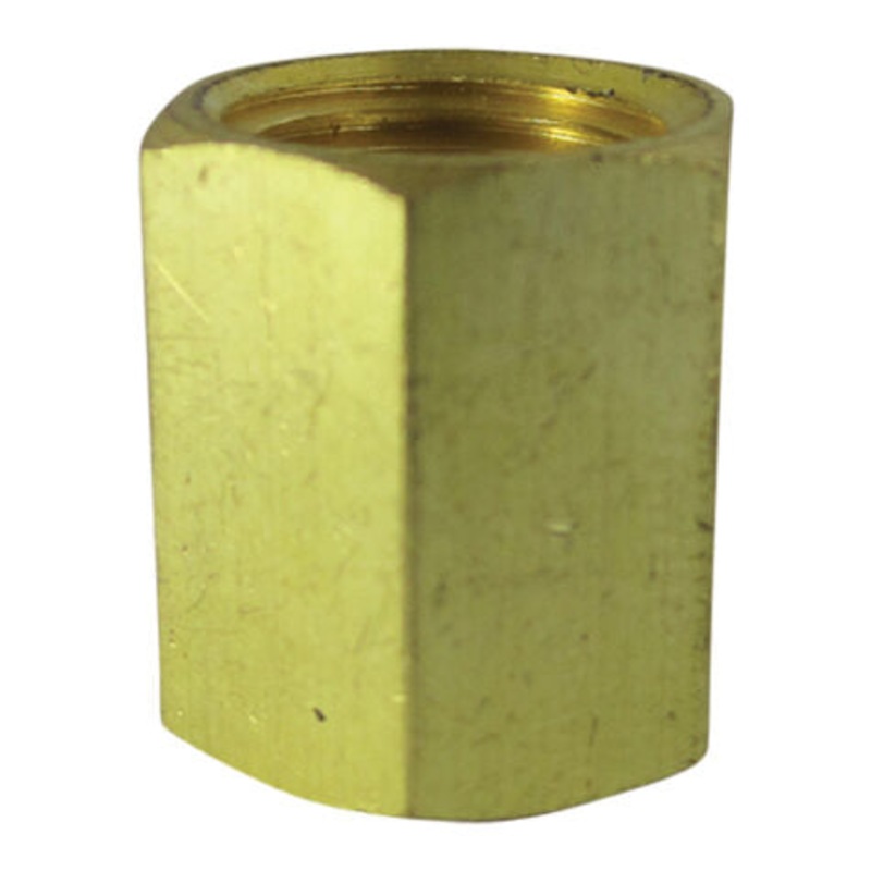 Brake Line Union – Inverted Flare Tube Nut – 1/4 Line – 7/16-24 Thread – 10 Pack