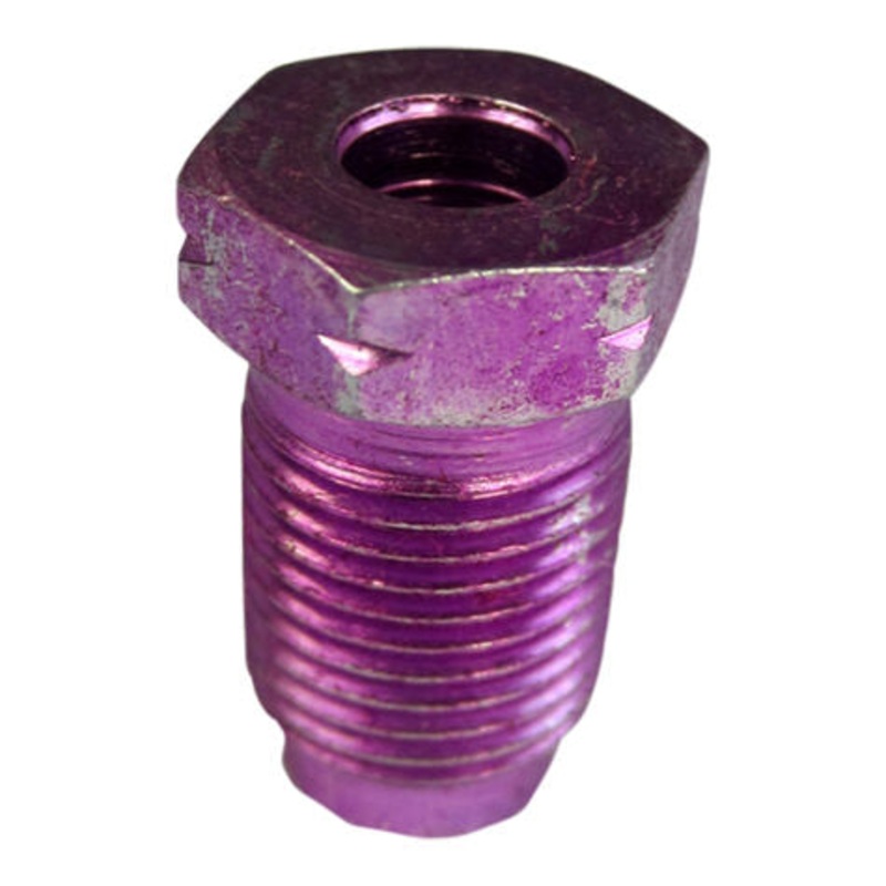 Bubble Flare Tube Nut – 3/16 Line – 10mm x 1.0 Thread – Violet – Fits VW & Audi – 10 Pack
