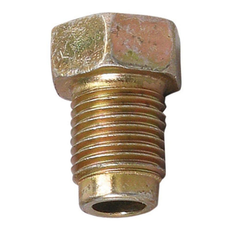 Gold Bubble Flare Tube Nut – 3/16 x 10 MM x 1 TPI Ford – 10 Pack