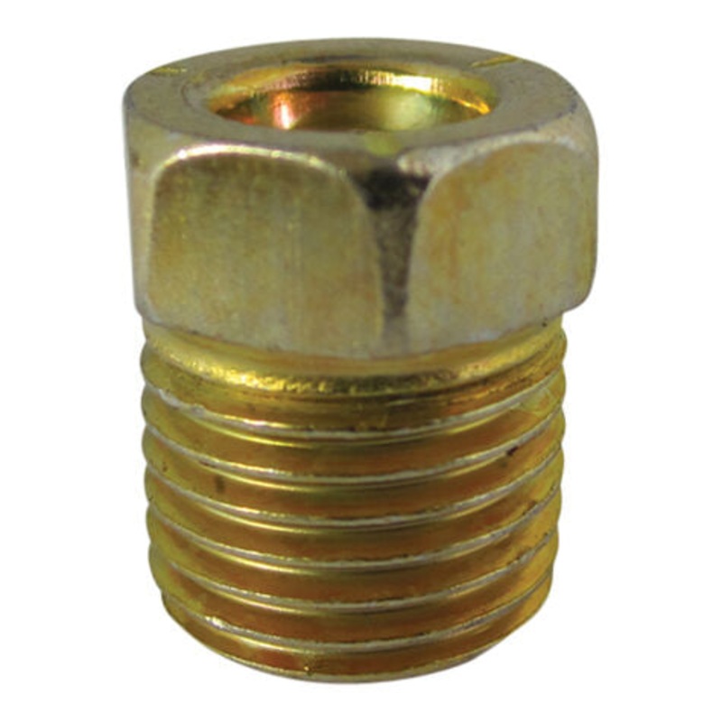 Gold Oversize Tube Nut – 1/4 x 1/2 – 20 TPI – 10 Pack
