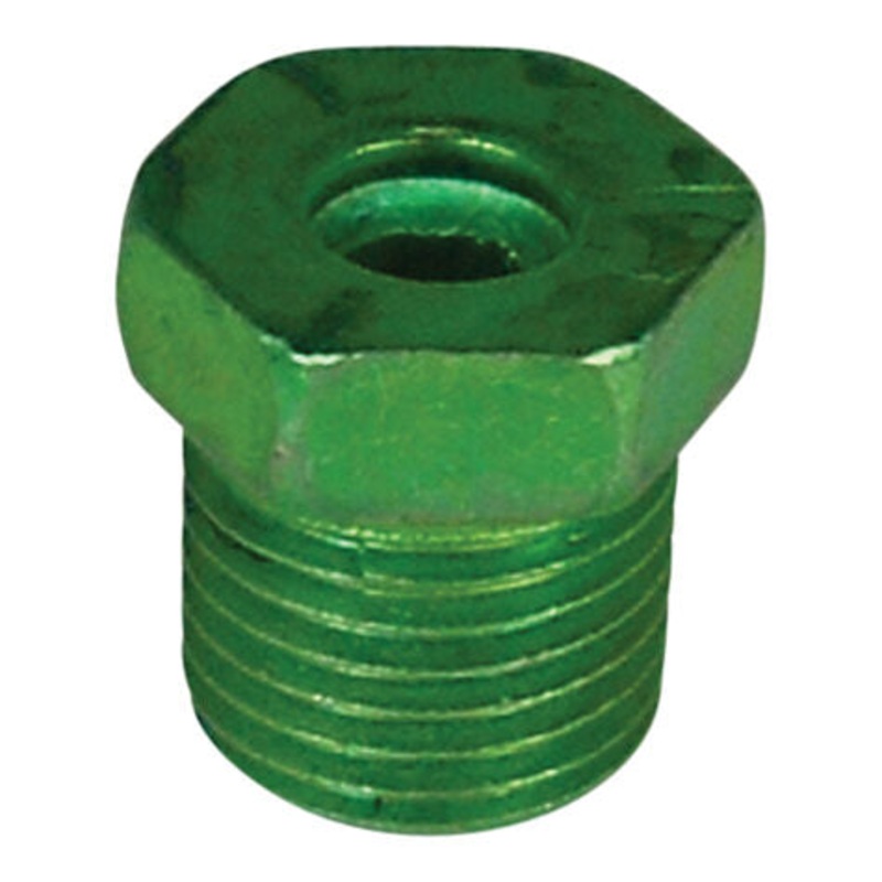 Green Oversize Tube Nut – 3/16 x 1/2 – 20 TPI – 9/16 Hex – 10 Pack