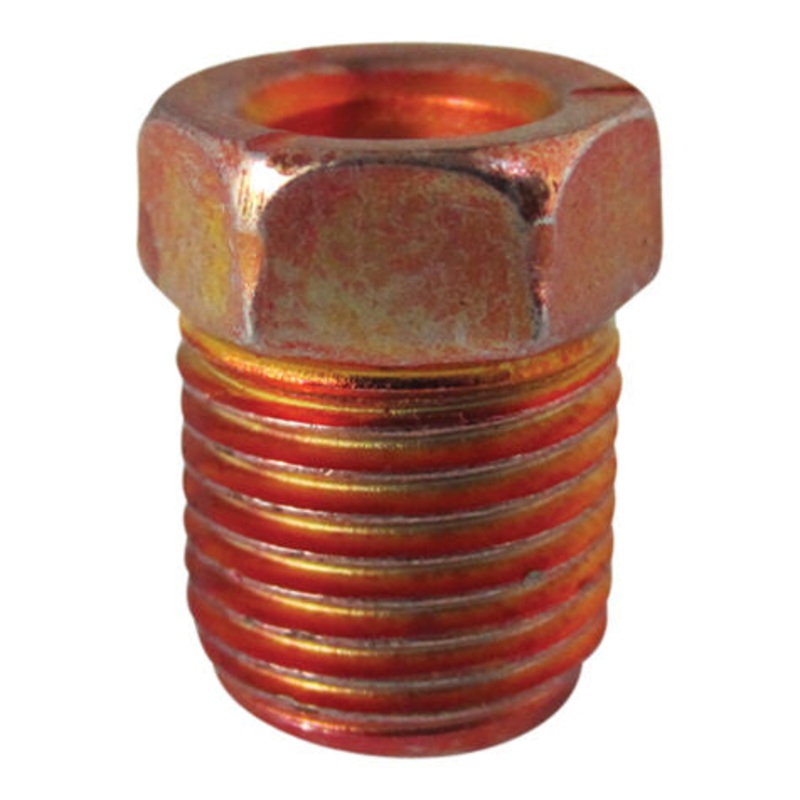 Red Oversize Invert Flare Tube Nut – 3/16 x 7/16 – 24 TPI – 10 Pack