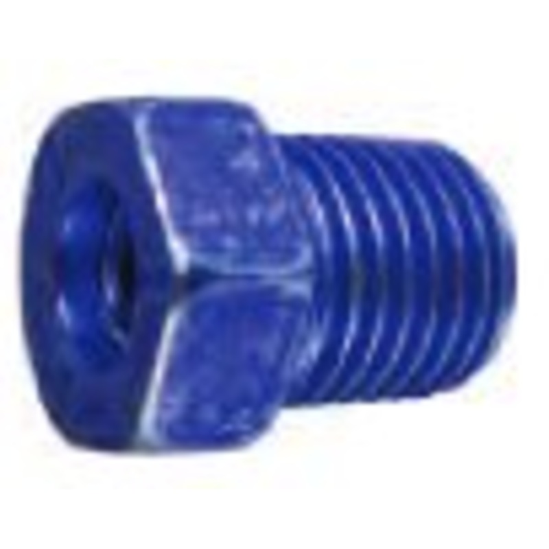 Standard Invert Flare Tube Nut 3/16 x 3/8-24 TPI 7/16 Hex – 10 Pack