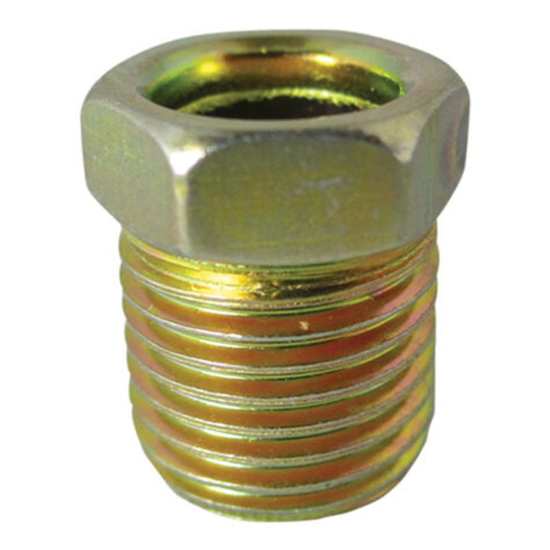 Standard Steel Inverted Flare Tube Nut – 5/16 Line – 1/2-20 Thread – 10 Pack