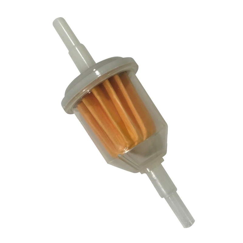 Universal 1/4 – 5/16 Two-Step In-Line Fuel Filter – Nylon Construction – 1 to 50 Pack