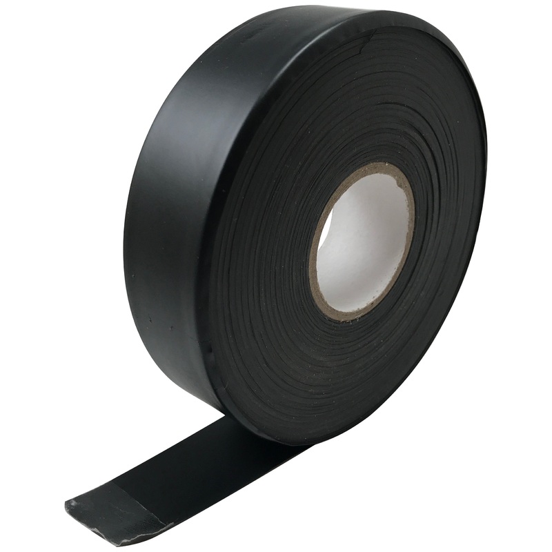 Black Heat Shrink Tape – Non-Adhesive – 1 x 180ft (60 Yards) x 0.13mm – 1 or 5 Pack