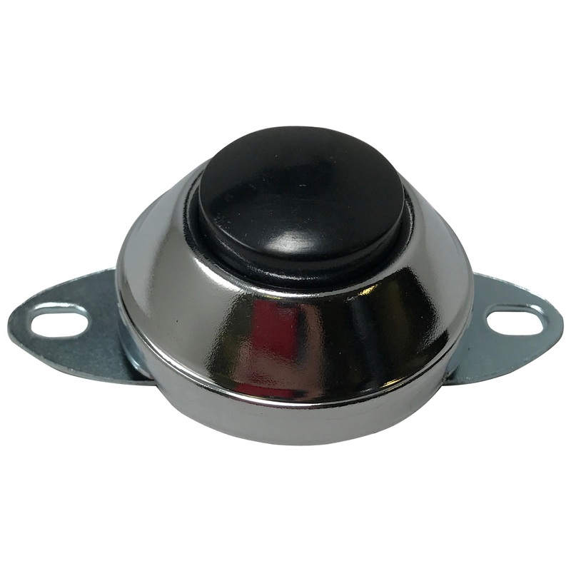 Chrome Horn Button Switch – Surface Mount, 12V