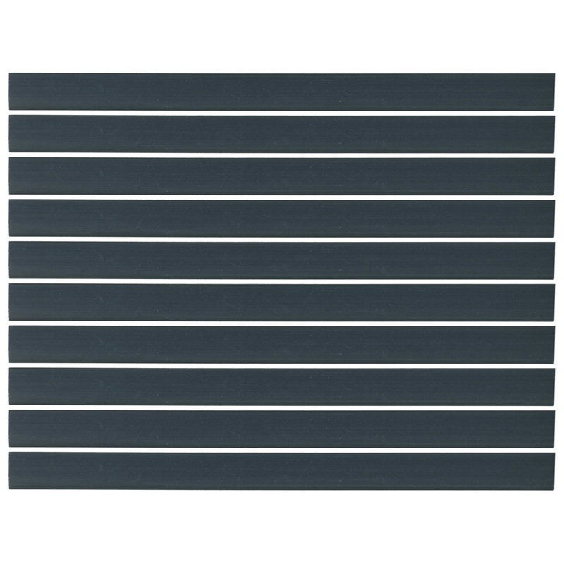 Flexible Thin Single Wall Non-Adhesive Heat Shrink Tubing 2:1 Black 1-1/2 ID – 12 Inch 10 Pack