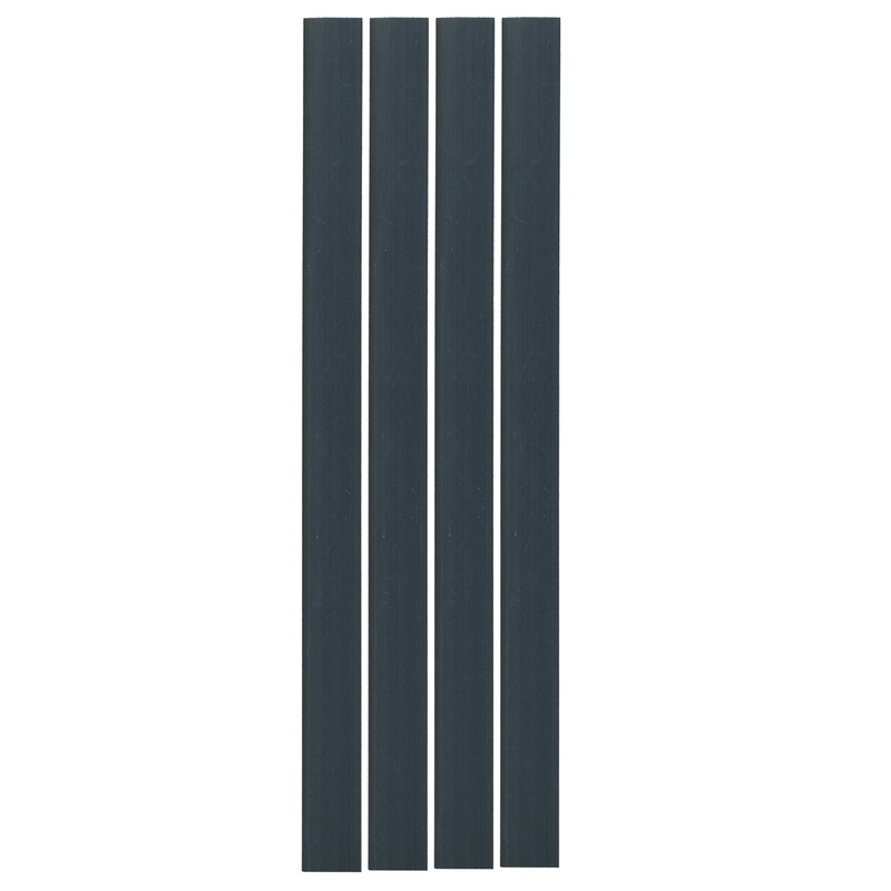 Flexible Thin Single Wall Non-Adhesive Heat Shrink Tubing 2:1 Black 1-1/2 ID – 48 Inch 4 Pack