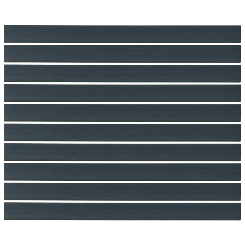 Flexible Thin Single Wall Non-Adhesive Heat Shrink Tubing 2:1 Black 2 ID – 12 Inch 10 Pack